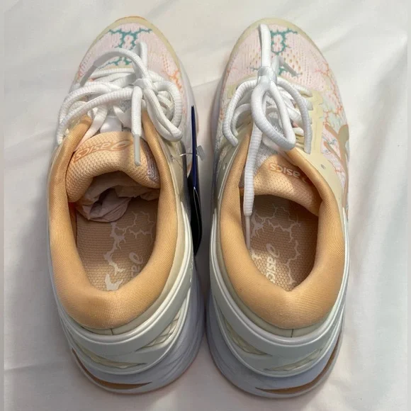 NIB ASICS Gel Kayano 24 Lite Show white/apricot ice sz 8 NWT - Picture 7 of 16